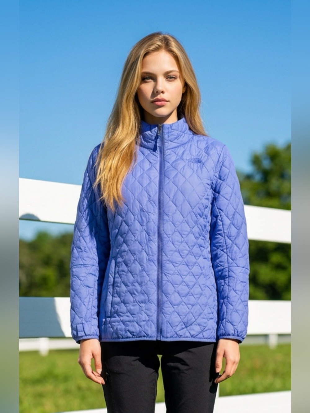 The North Face Women's Light Lavender Quilted Puffer Jacket